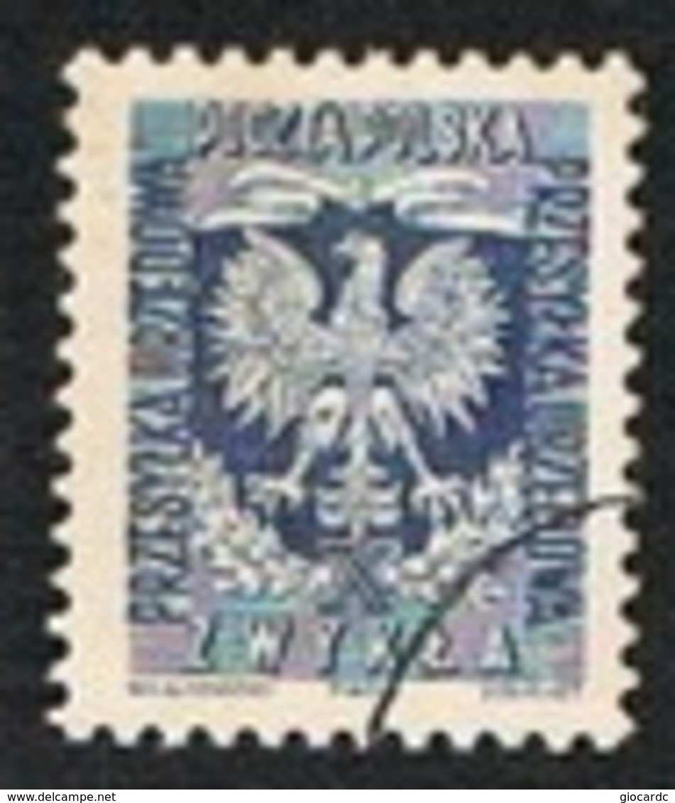 POLONIA (POLAND)   -  SG O871  - 1954   OFFICIAL STAMP: EAGLE     -    USED - Dienstzegels