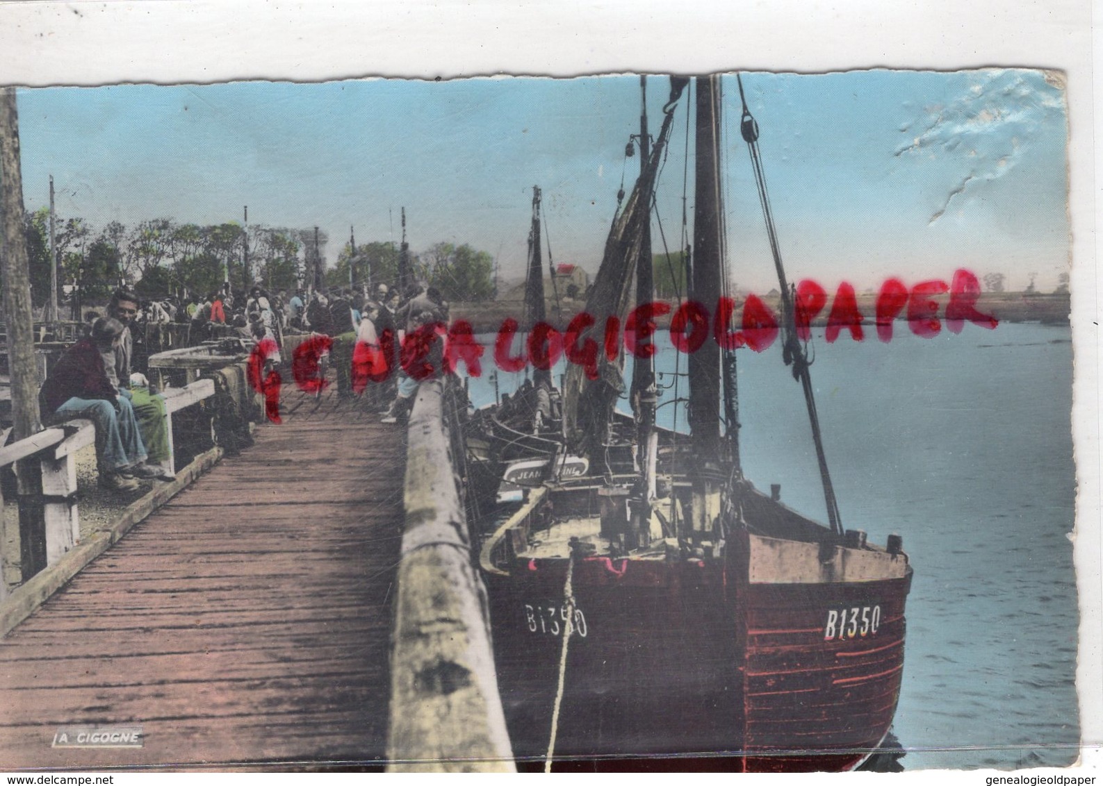 80 - LE CROTOY - LA BAIE DE LA SOMME-L' ESTACADE AU RETOUR DES BATEAUX DE PECHE   -    SOMME - Le Crotoy