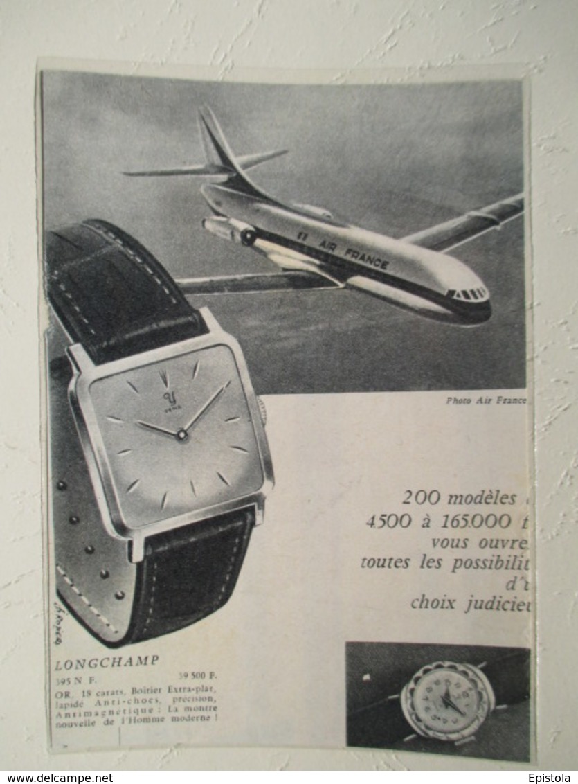 Publicité AIR FRANCE - Coupure De Presse De 1959 - Revistas De Abordo