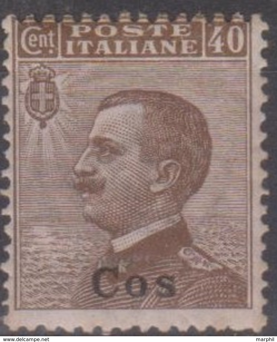 Italia Colonie Egeo Coo Cos 1912 40c. SaN°6 MNH/** Vedere Scansione - Aegean (Coo)