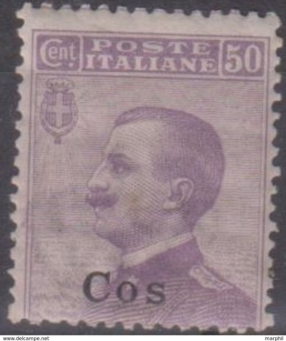 Italia Colonie Egeo Coo Cos 1912 50c. SaN°7 MNH/** Vedere Scansione - Aegean (Coo)
