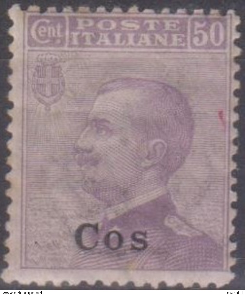 Italia Colonie Egeo Coo Cos 1912 50c. SaN°7 MNH/** Vedere Scansione - Aegean (Coo)