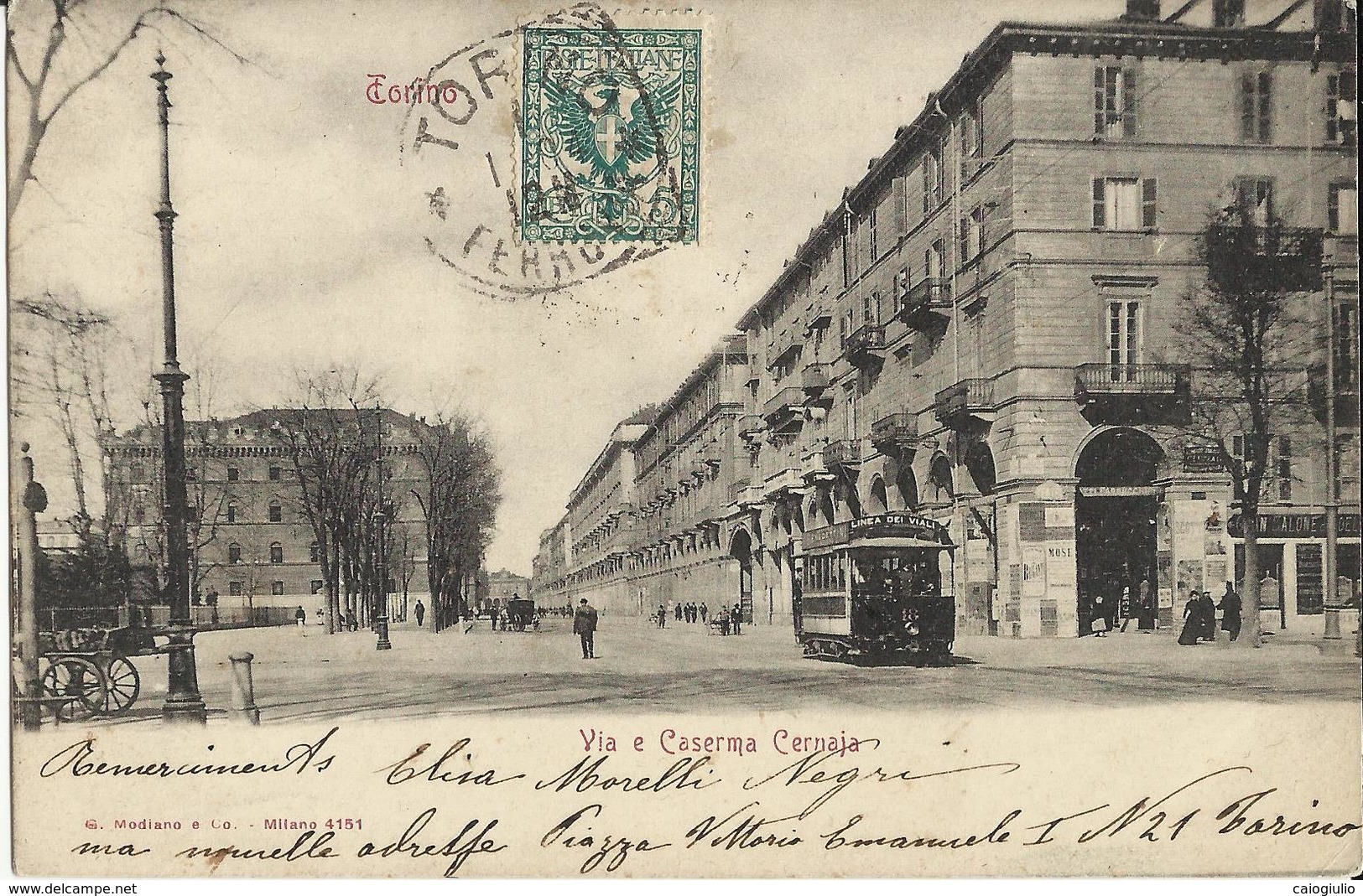 Torino - Splendido Lotto Di 3 Cartoline Anni '10/20 - Animate, Tram Ecc... - Collections & Lots