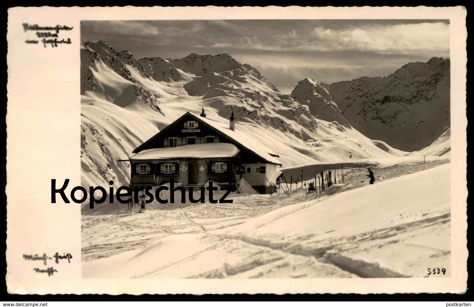 ALTE POSTKARTE POTSDAMER HÜTTE MIT FOTSCHERTAL Sellrain Tirol DAV Cpa Postcard Ansichtskarte AK - Sellrein