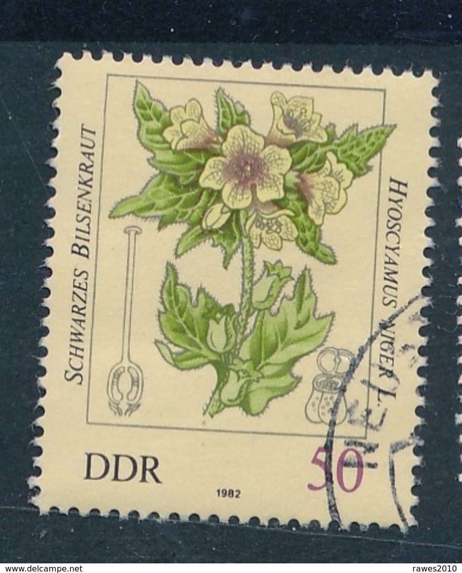 DDR Mi. 2696 Gest. Giftpflanze Schwarzes Bilsenkraut - Gebraucht