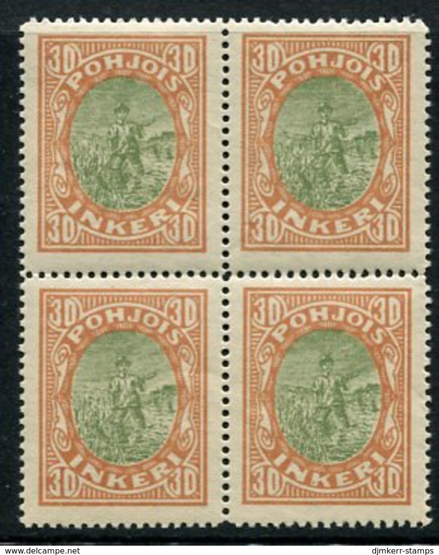 NORDINGERMANLAND 1920 Pictorial Definitive 30 P. Block Of 4 MNH / **.  Michel 9 - Unused Stamps
