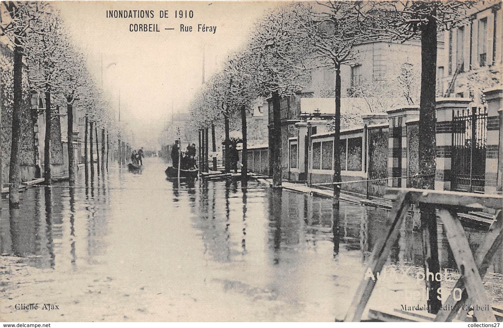 91-CORBEIL-RUE FERAY INONDATIONS DE 1910 - Corbeil Essonnes