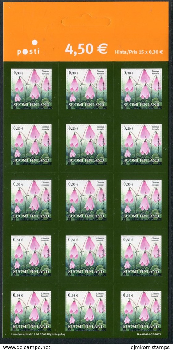 FINLAND 2004 Flower Sheetlet MNH / **.  Michel 1696 - Blocks & Sheetlets