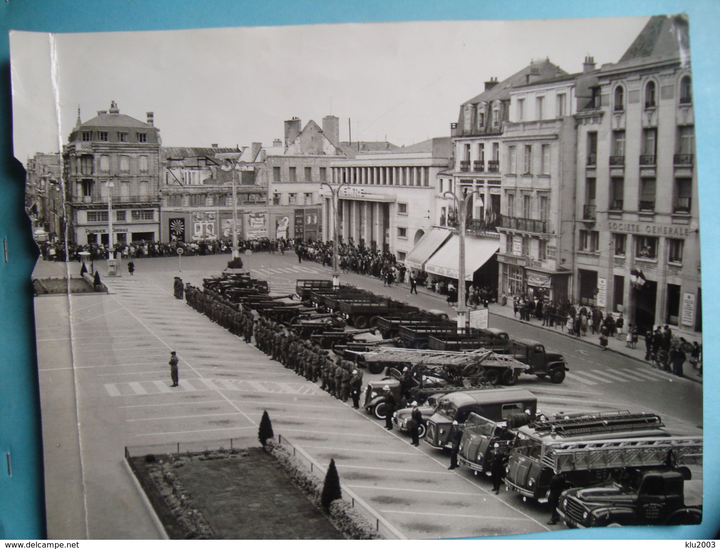 86 - POITIERS - Photo Grand Format 18cm X 24cm - Cérémonie Militaire - Pompiers - Photo "La Nouvelle République" - Poitiers