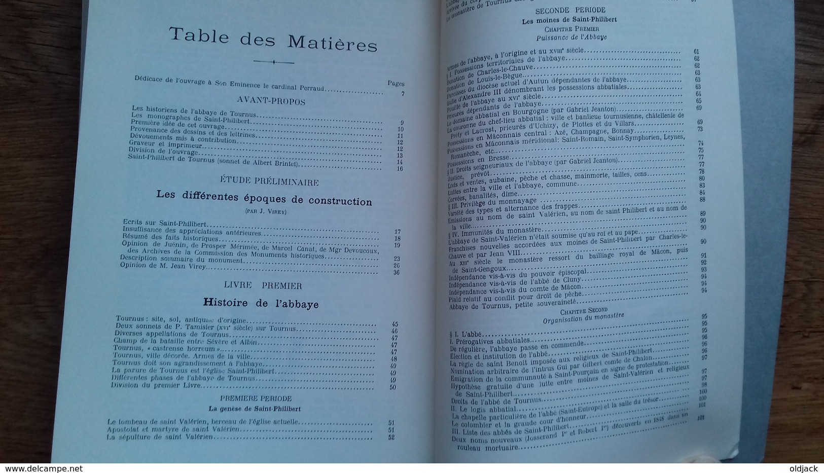 Henri CURE "Saint-Philibert de TOURNUS".Guide historique et descriptif de l'abbaye.1984(col12d)