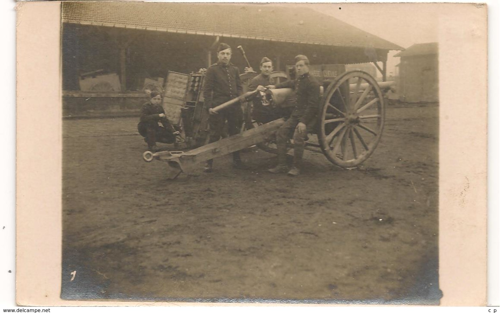 Militaires - Guerre 1914 / 1918 -  Artillerie  - Carte Photo  - CPA° - Guerre 1914-18