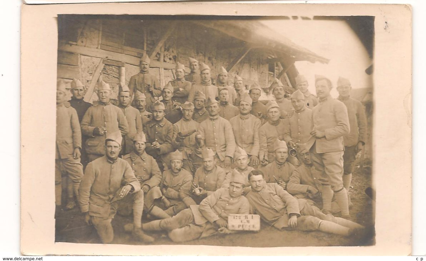 Militaires - Guerre 1914 / 1918 -  172 Eme RI -  Groupe De Soldats -  Carte Photo  - CPA° - War 1914-18