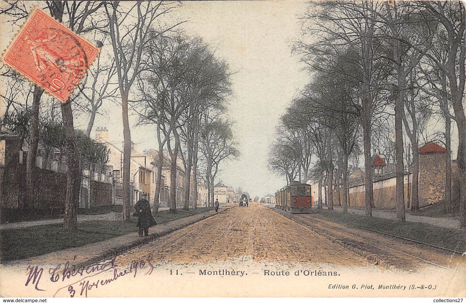 91-MONTLHERY- ROUTE D'ORLEANS - Montlhery