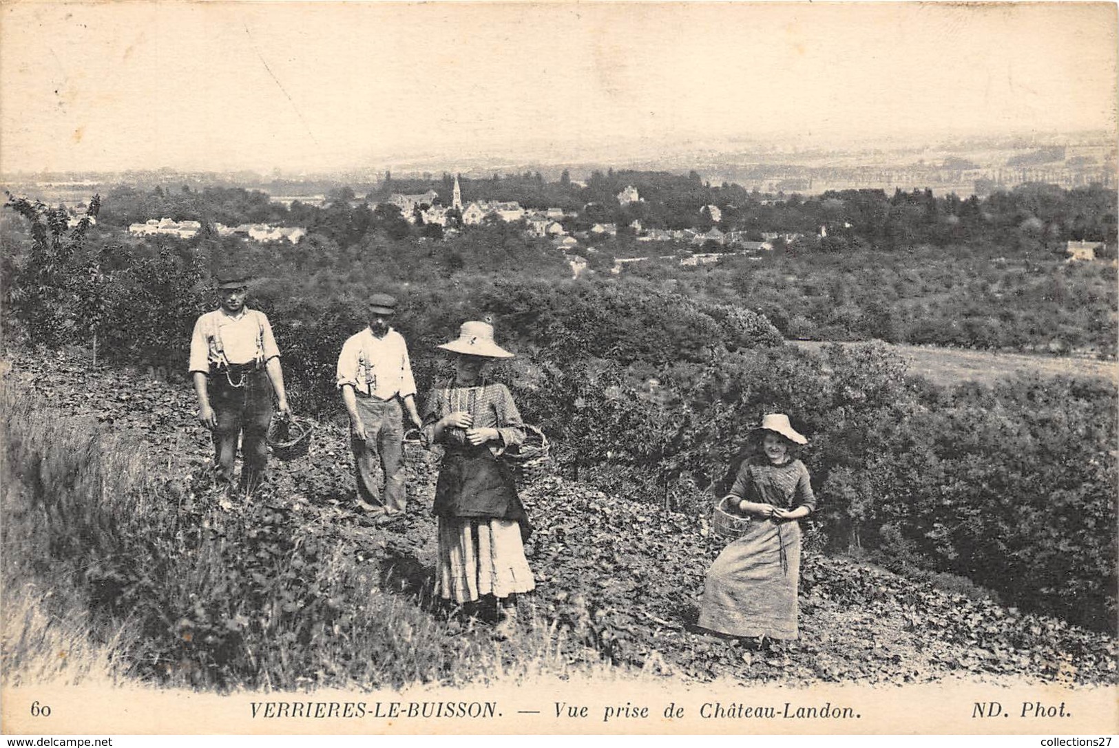 91-VERRIERES-LE-BUISSON- VUE PRISE DE CHATEAU-LANDON - Verrieres Le Buisson