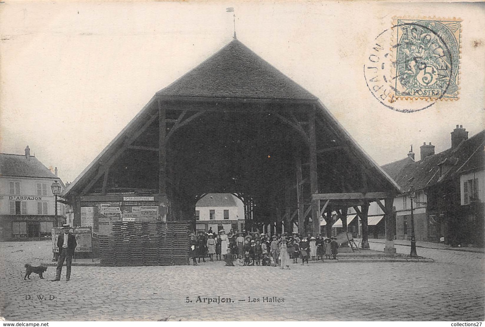 91-ARPAJON- LES HALLES - Arpajon