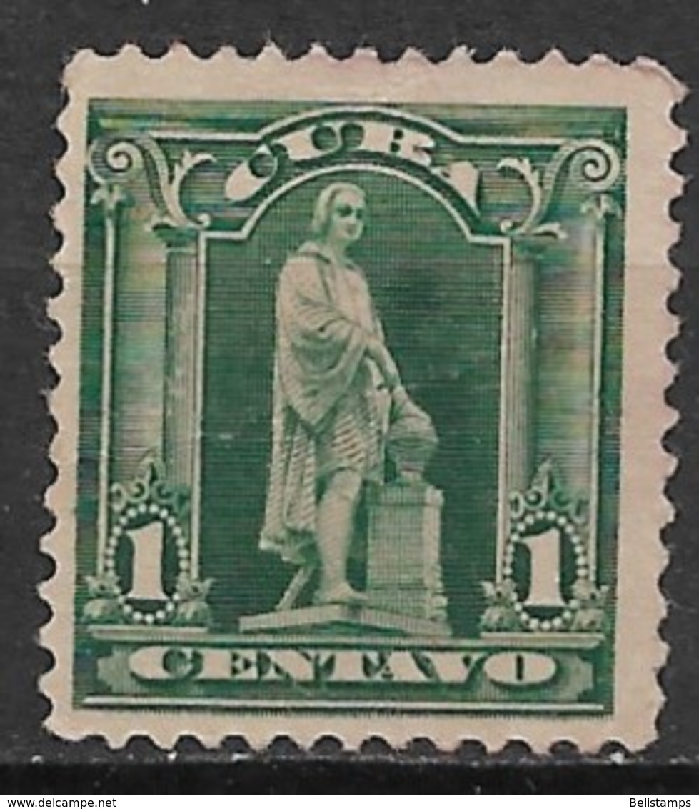 Cuba 1905. Scott #233 (M) Statue Of Columbus - Neufs