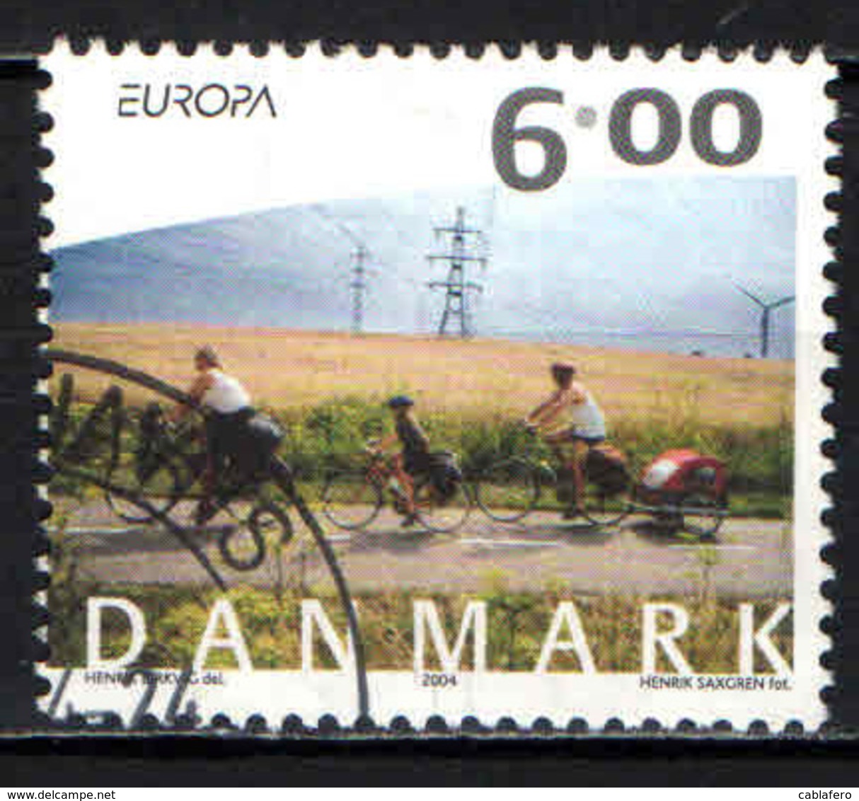 DANIMARCA - 2004 - EUROPA: LE VACANZE - LA CAMPAGNA - USATO - Usati