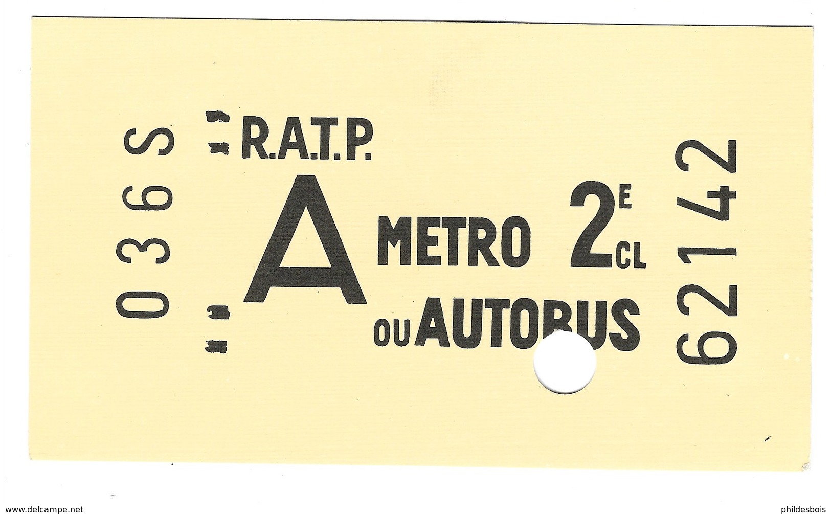 CARTE TICKET METRO /AUTOBUS  (publistar) - Subway