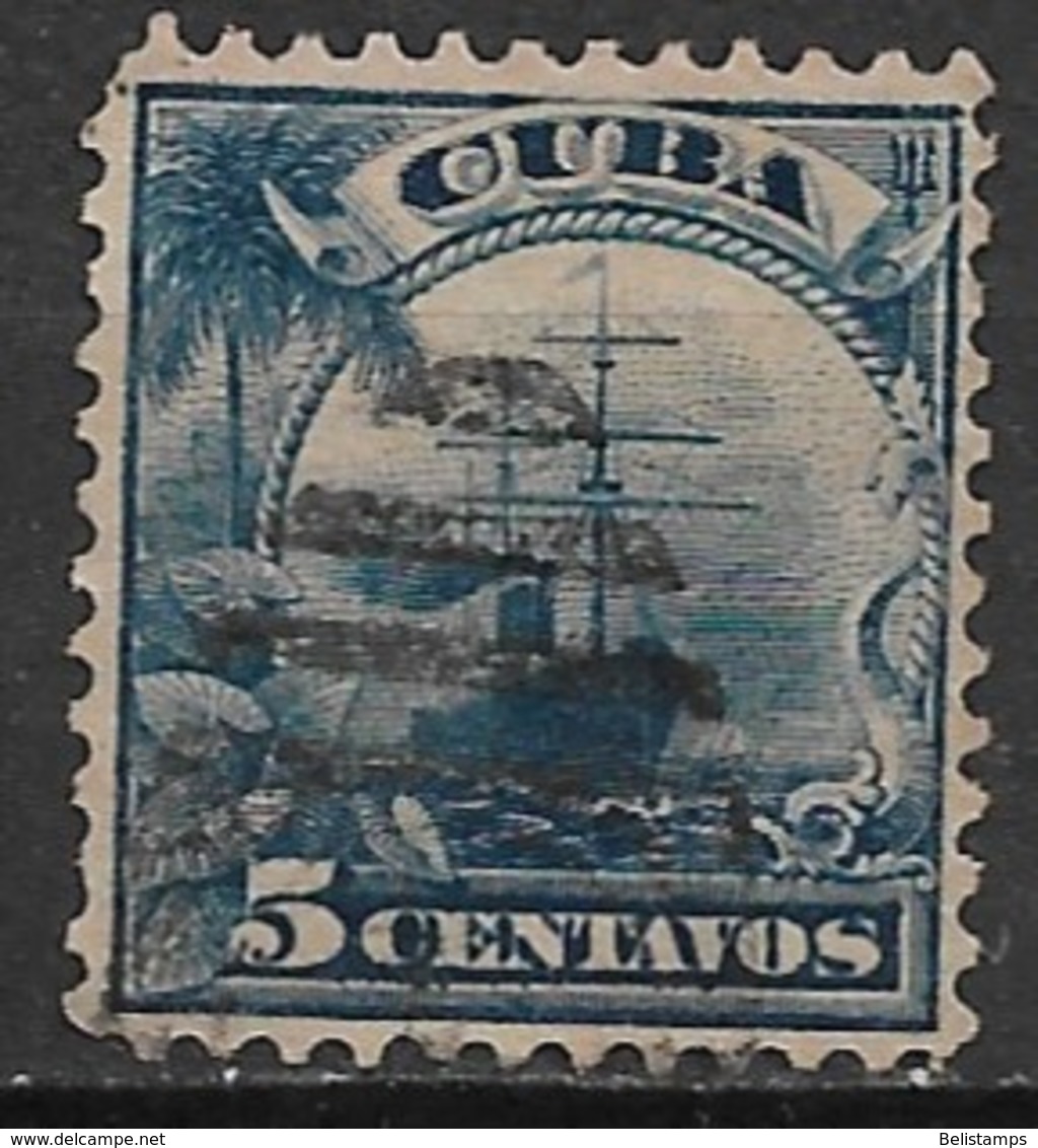 Cuba 1899. Scott #230 (U) Ocean Liner - Usados