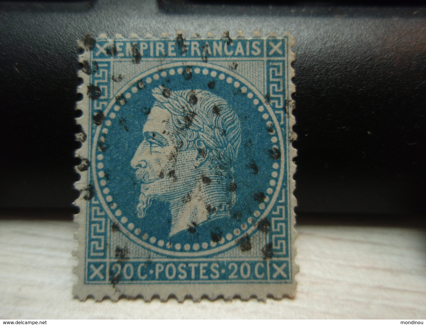 Timbre Empire Français 20 C. Napoléon III  Lauré. 29 B  Oblitéré. - 1863-1870 Napoléon III Lauré