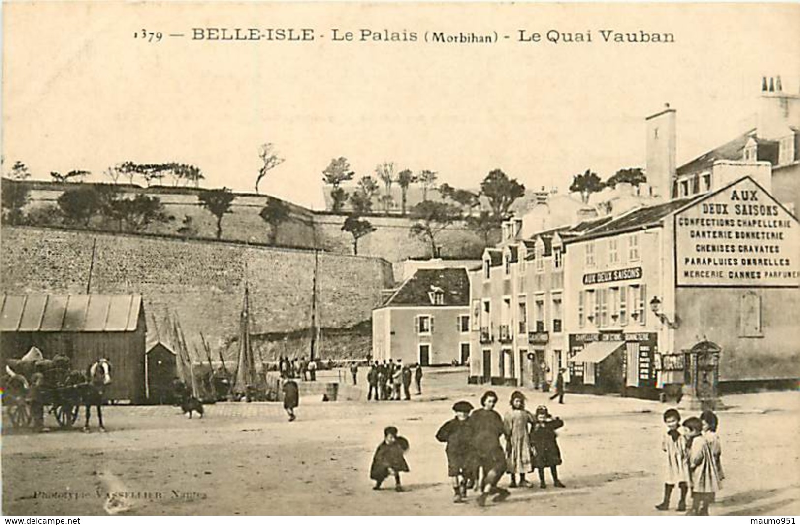 56 BELLE ISLE  -  LE PALAIS . LE QUAI VAUBAN - Belle Ile En Mer