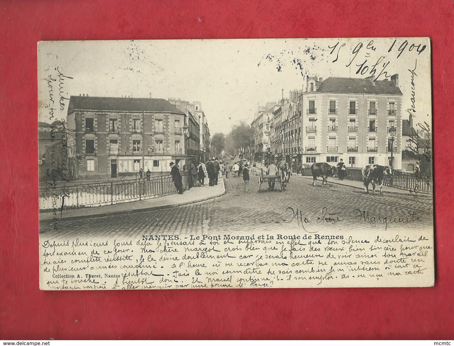 CPA - Nantes  - Le Pont Morand Et La Route De Rennes - Nantes