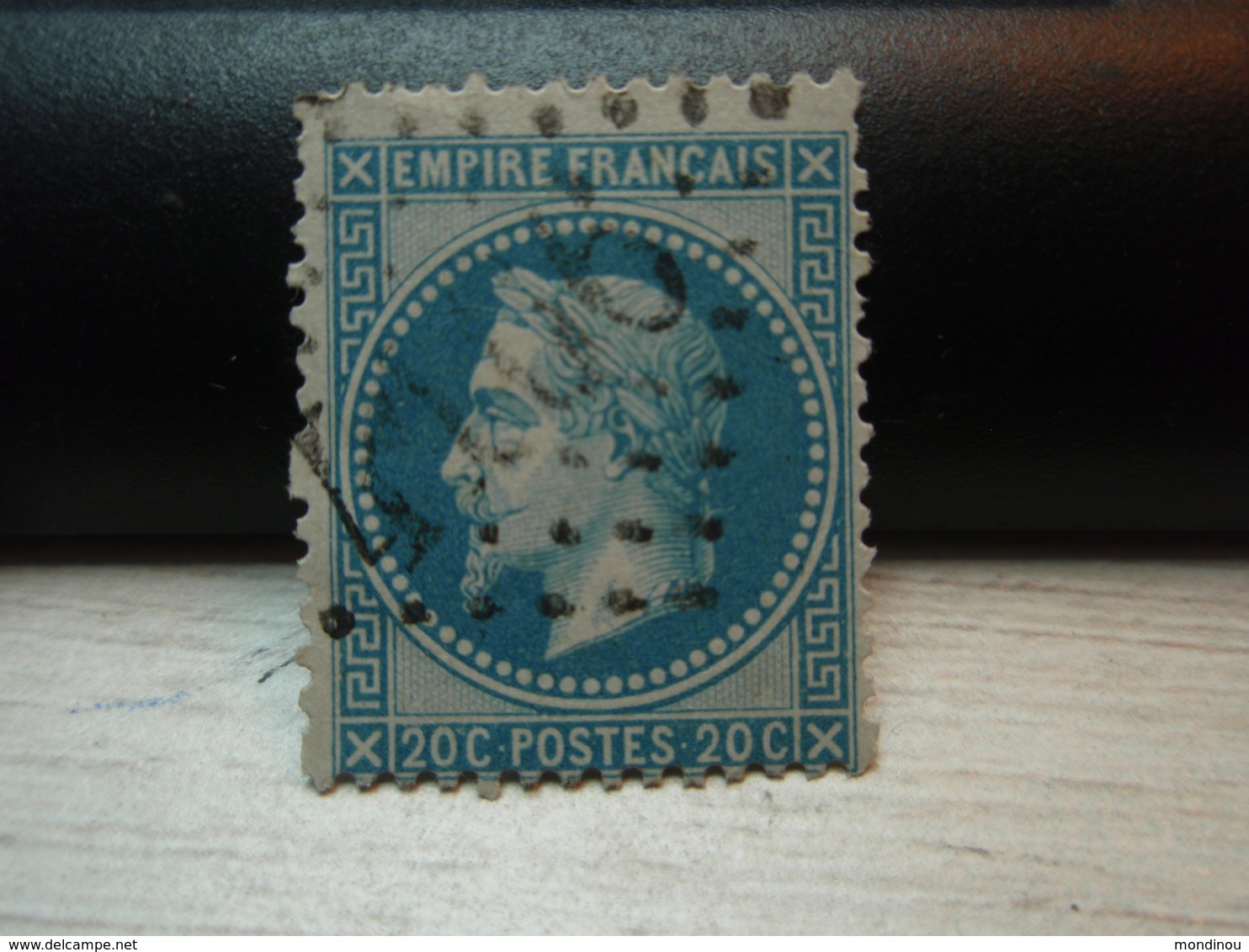 Timbre Empire Français 20 C. Napoléon III  Lauré. 29  A Oblitéré. 4166 - 1863-1870 Napoleon III Gelauwerd