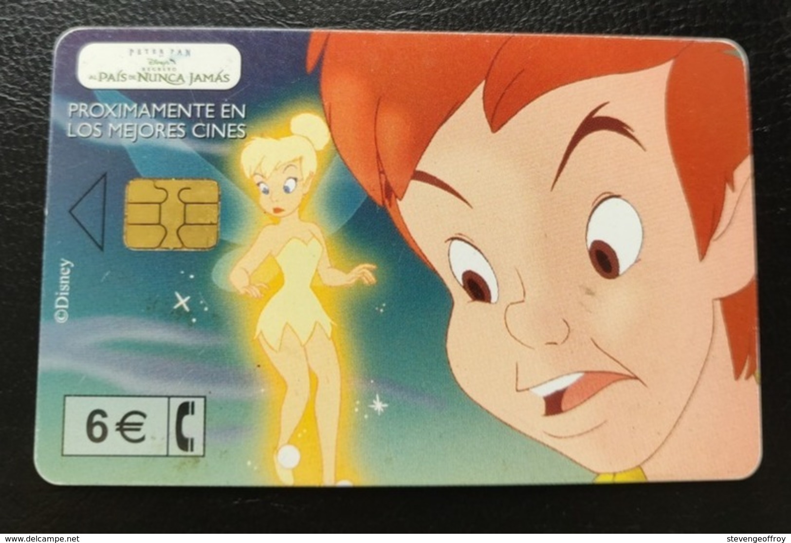 Telecarte Espagne Disney 2002 Peter Pan Y Campanilla Dessins Animés - Sammlungen