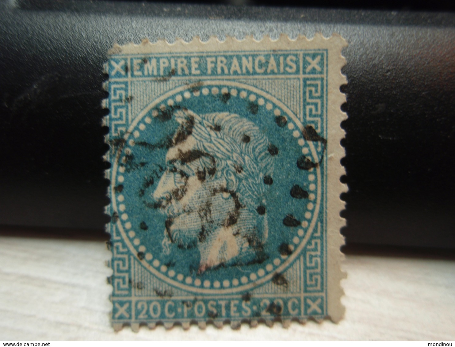 Timbre Empire Français 20 C. Napoléon III  Lauré. 29 B Oblitéré. 2687 - 1863-1870 Napoléon III Lauré