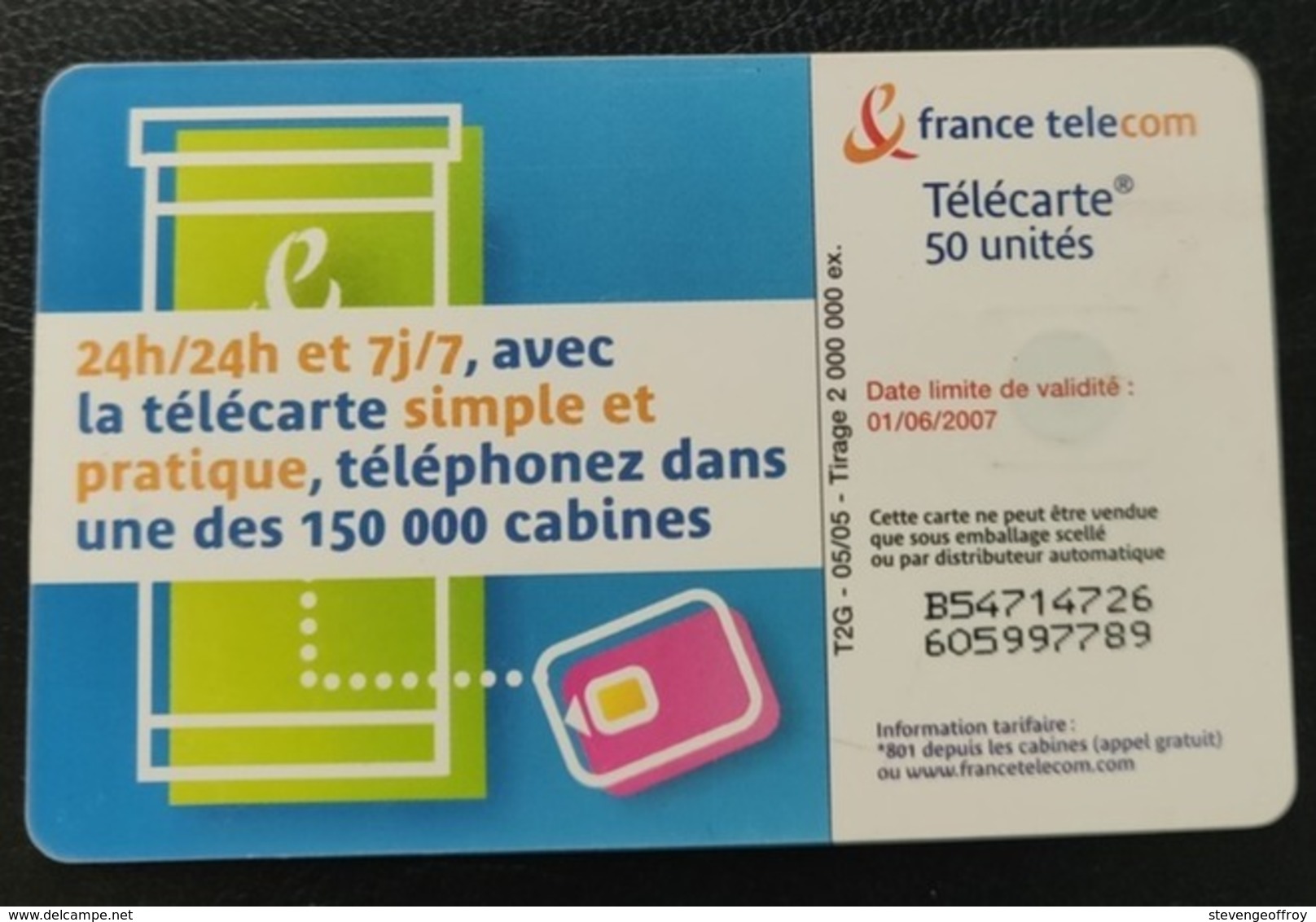 Telecarte France Publique 2005 Cabine Garcon Mode Emploi 2 Enfants Randonnée - 2005