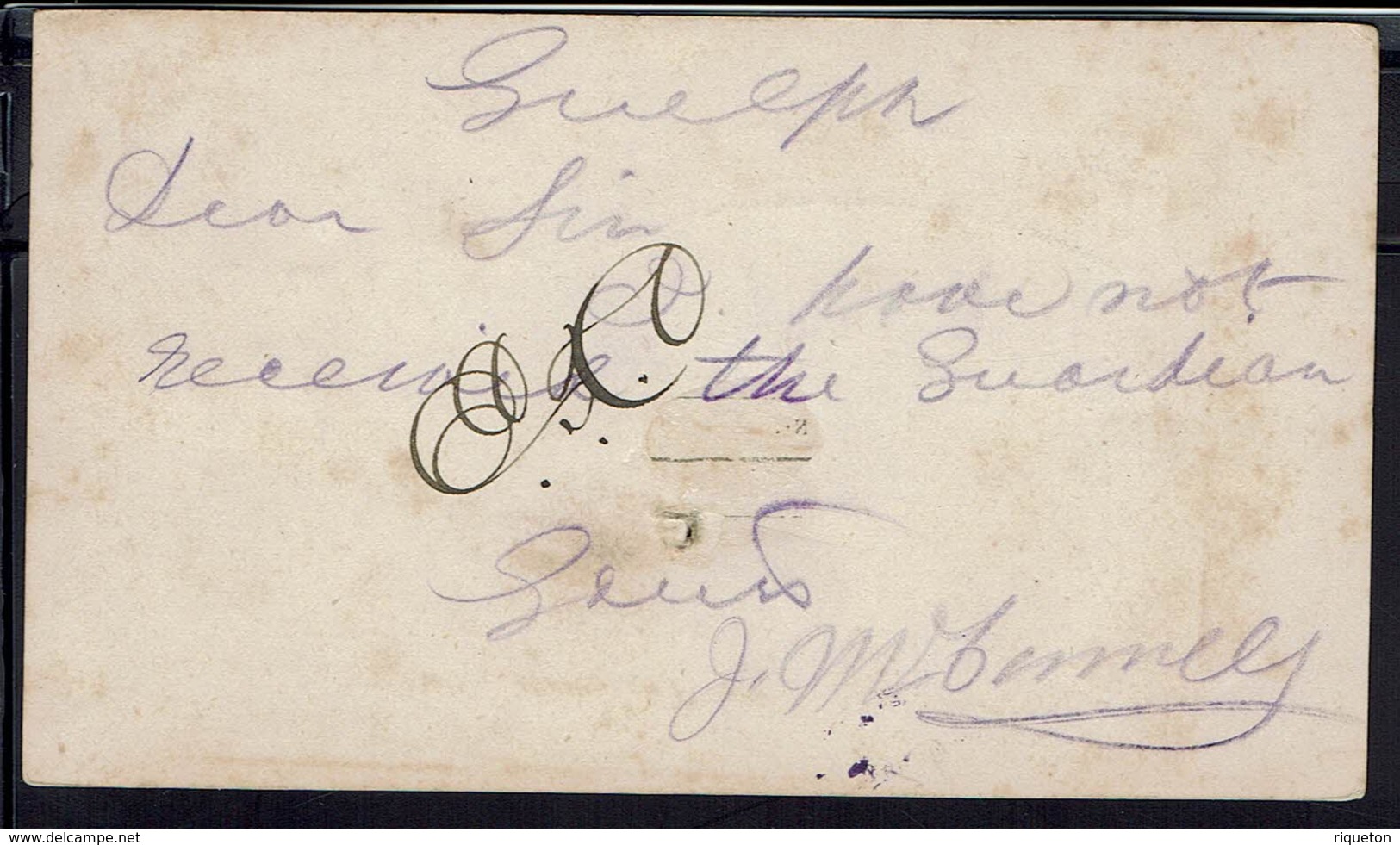 Canada - Carte Entier Postal One Cent De Guelph à Destination De Toronto 21 Mai 1884 - - 1860-1899 Reinado De Victoria
