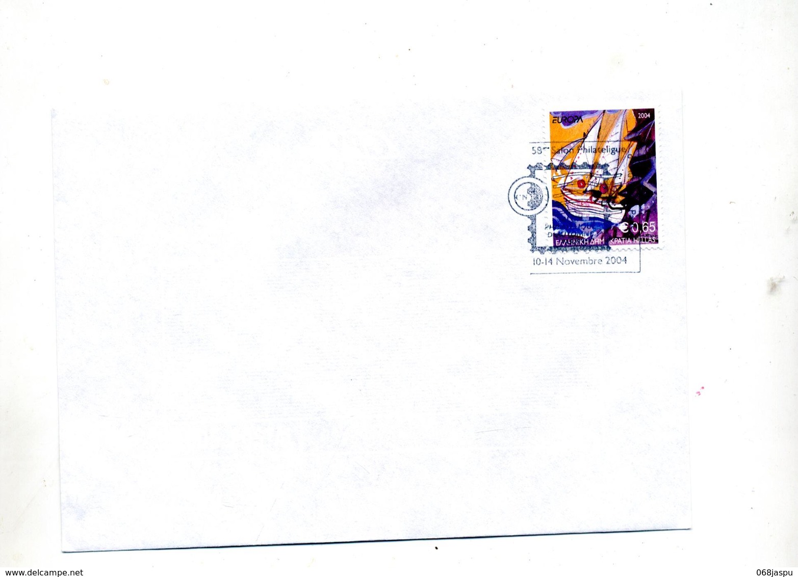 Lettre Cachet Paris Salon D'automne 2004 Sur Europa - Postal Logo & Postmarks