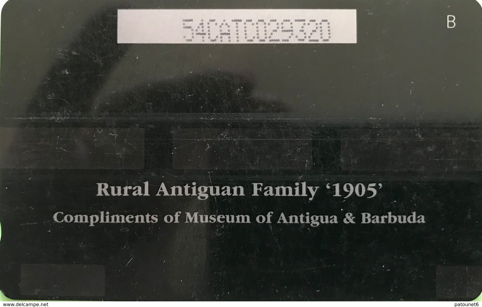 ANTIGUA Et BARBUDA  -  Phonecard  -  Rural Antiguan Family 1905  -  EC $ 20 - Antigua E Barbuda