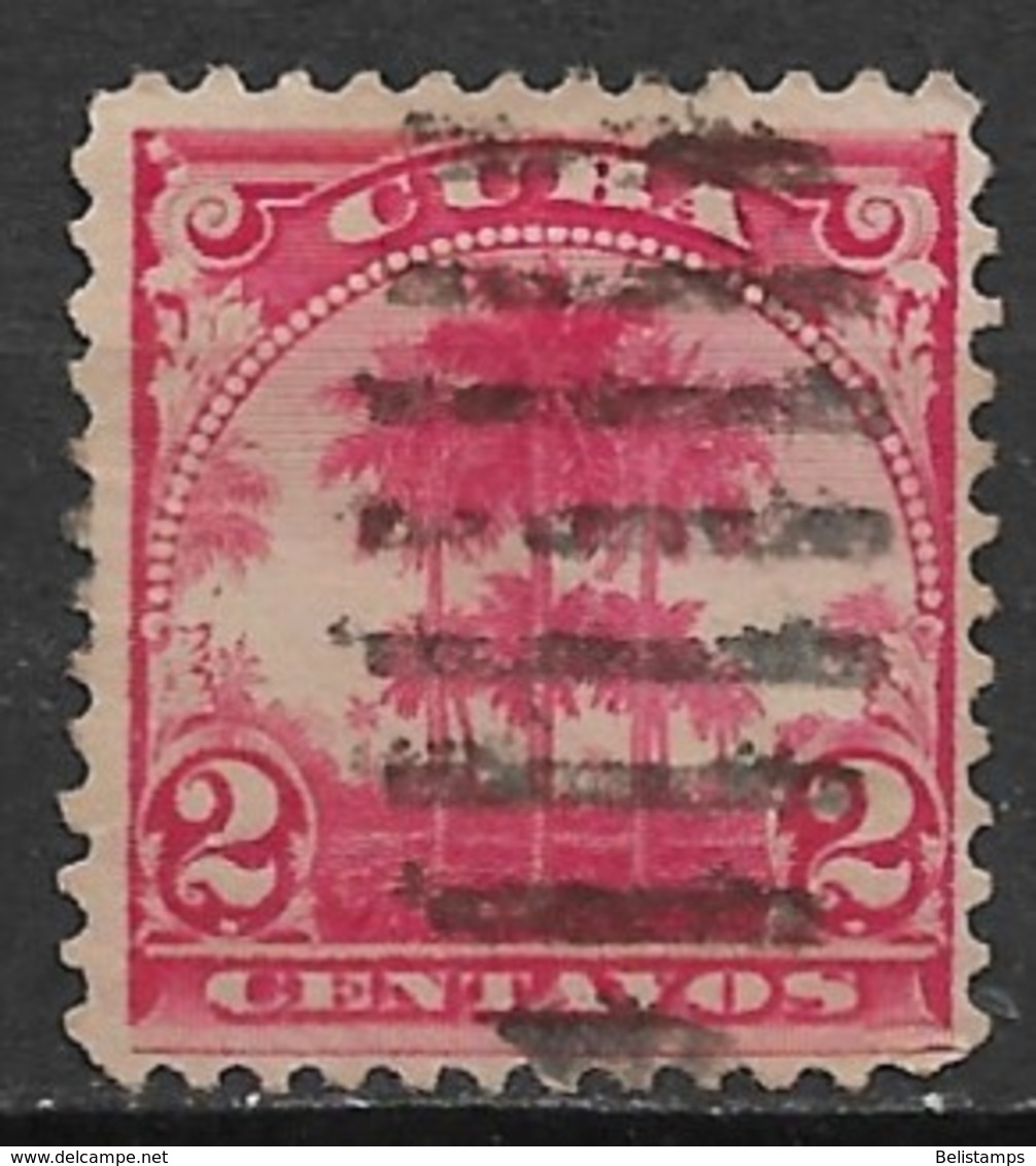 Cuba 1899. Scott #228 (U) Royal Palms - Usados