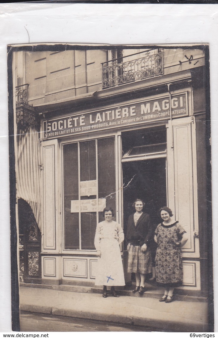 42 SOCIETE LAITIERE MAGGI, Devanture Du Commerce De Mme Andrée MONTROUSSIER, - Photographs