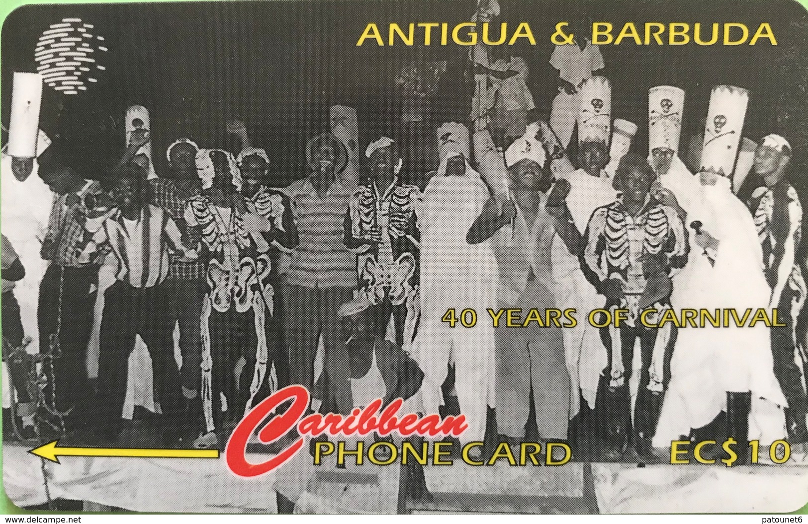 ANTIGUA Et BARBUDA  -  Phonecard  -  Skelli Hoppers And Long Ghost Troupe  -  EC $ 10 - Antigua And Barbuda