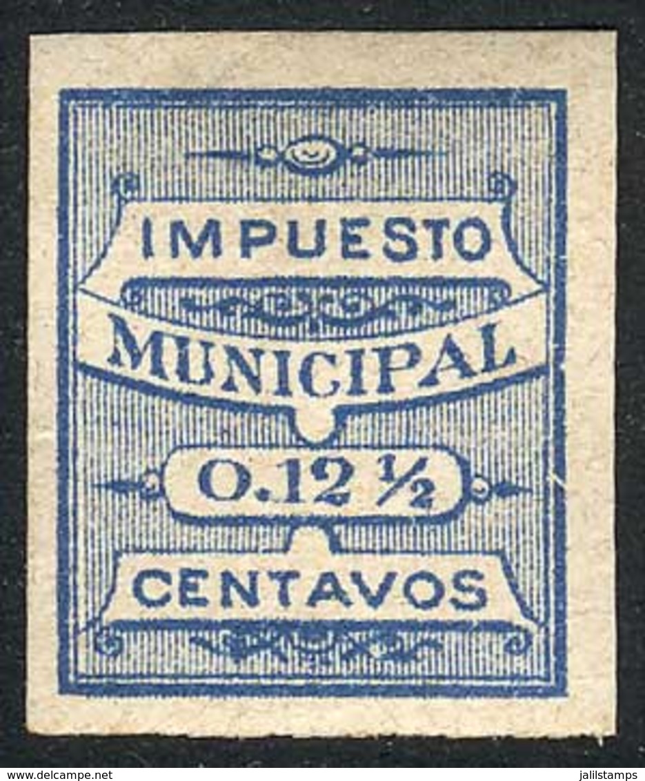 ARGENTINA: Municipality Of Buenos Aires: Impuesto Extraordinario Year 1892, Frontón Nacional, 12½c., VF Quality, Very Ra - Other & Unclassified