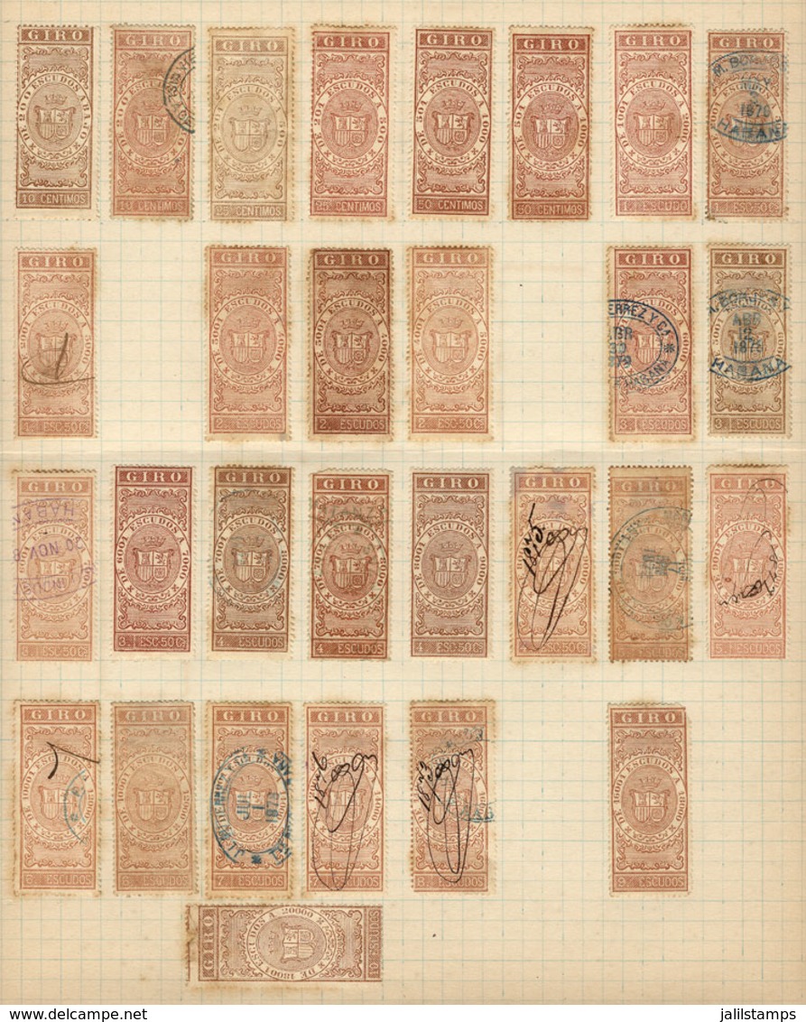 CUBA: Collection In Pages Of An Old Album, With 141 Used Or Mint Stamps (most Of The Latter With Original Gum, Including - Other & Unclassified