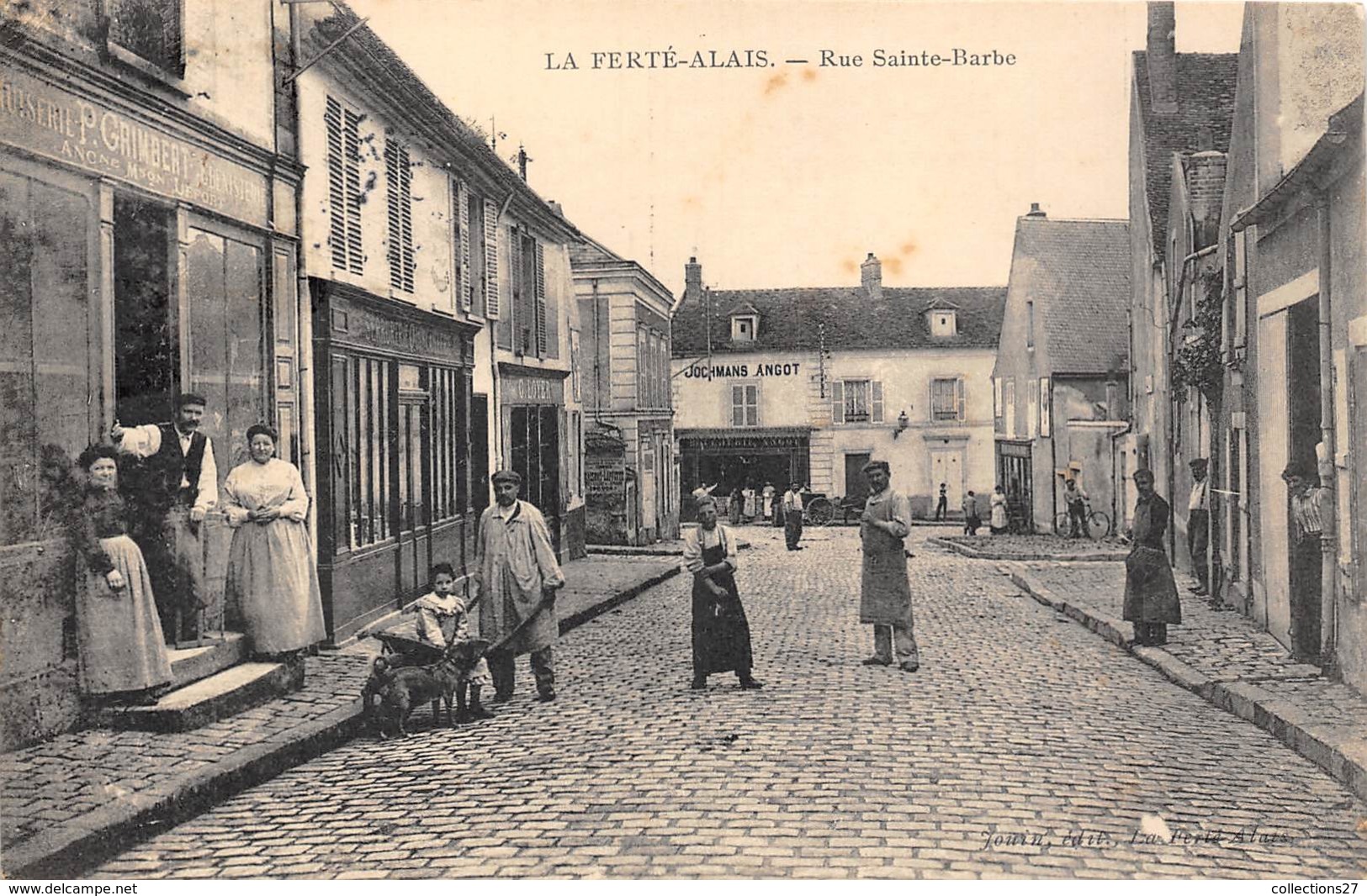 91-LA-FERTE-ALAIS- RUE SAINTE-BARBE - La Ferte Alais