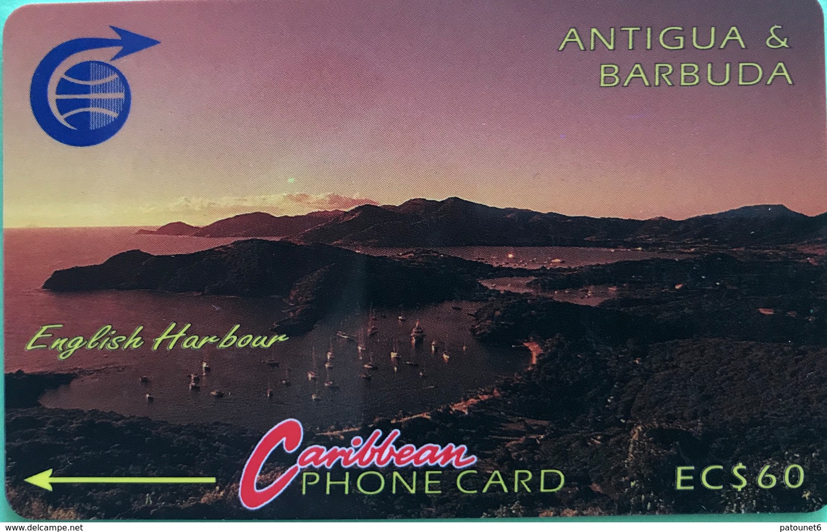 ANTIGUA Et BARBUDA  -  Phonecard  -  English Harbour -  EC $ 60 - Antigua E Barbuda