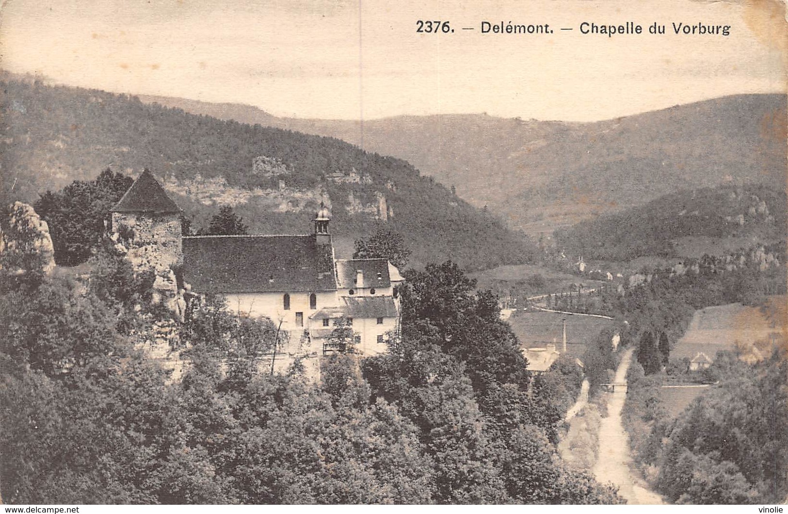 20-5407 : DELEMONT. CHAPELLE DU VORBURG. - Delémont