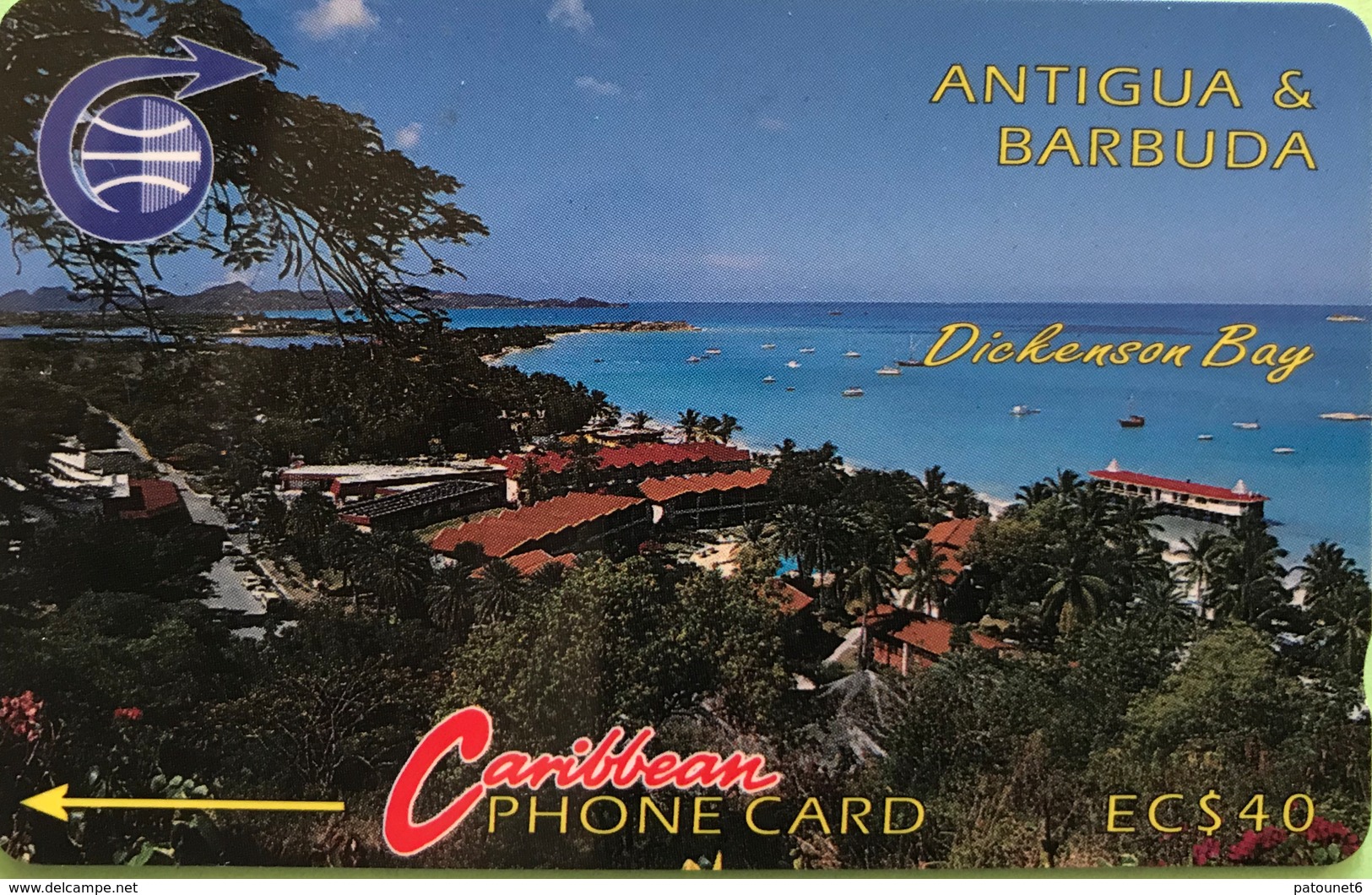 ANTIGUA Et BARBUDA  -  Phonecard  -  Dickenson Bay  -  EC $ 40 - Antigua E Barbuda