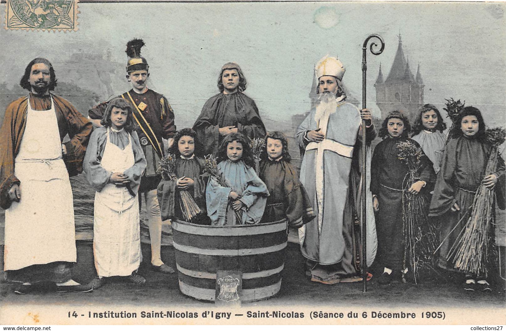 91-IGNY- INSTITUTION SAINT-NICOLAS, - SAINT-NICOLAS ( SEANCE DU 6 DECEMBRE 1905) - Igny