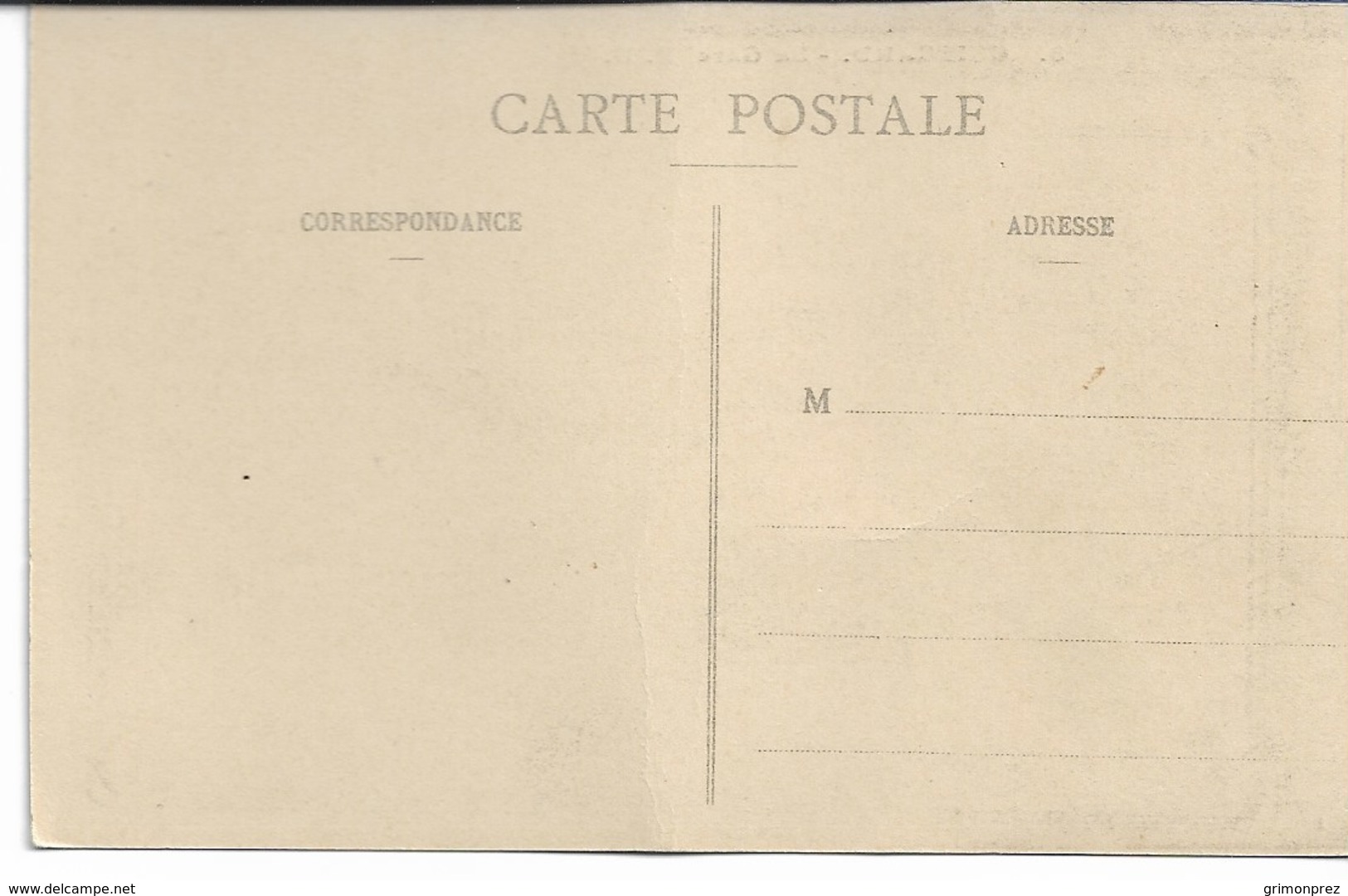 CPA OISE 60 GUISCARD La Gare  Edit PD N°8 - Guiscard