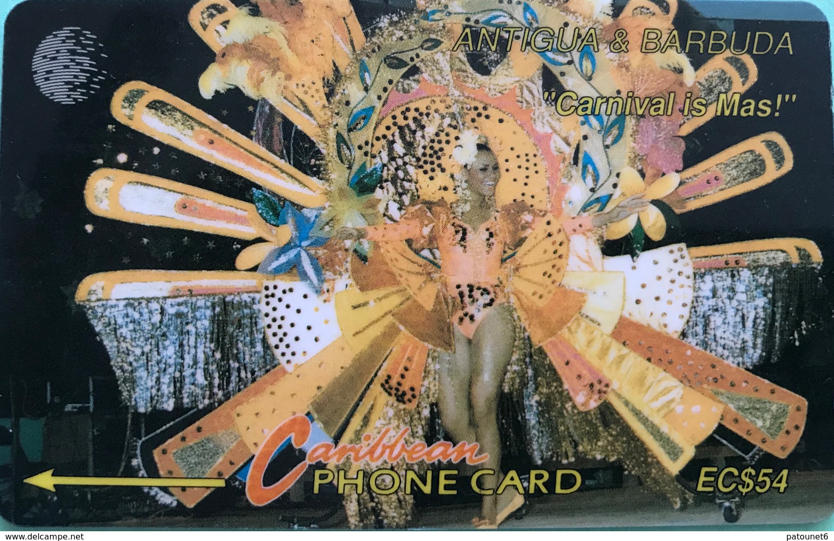 ANTIGUA Et BARBUDA  -  Phonecard  -  Carnival Is Mas  -  EC $ 54 - Antigua U. Barbuda