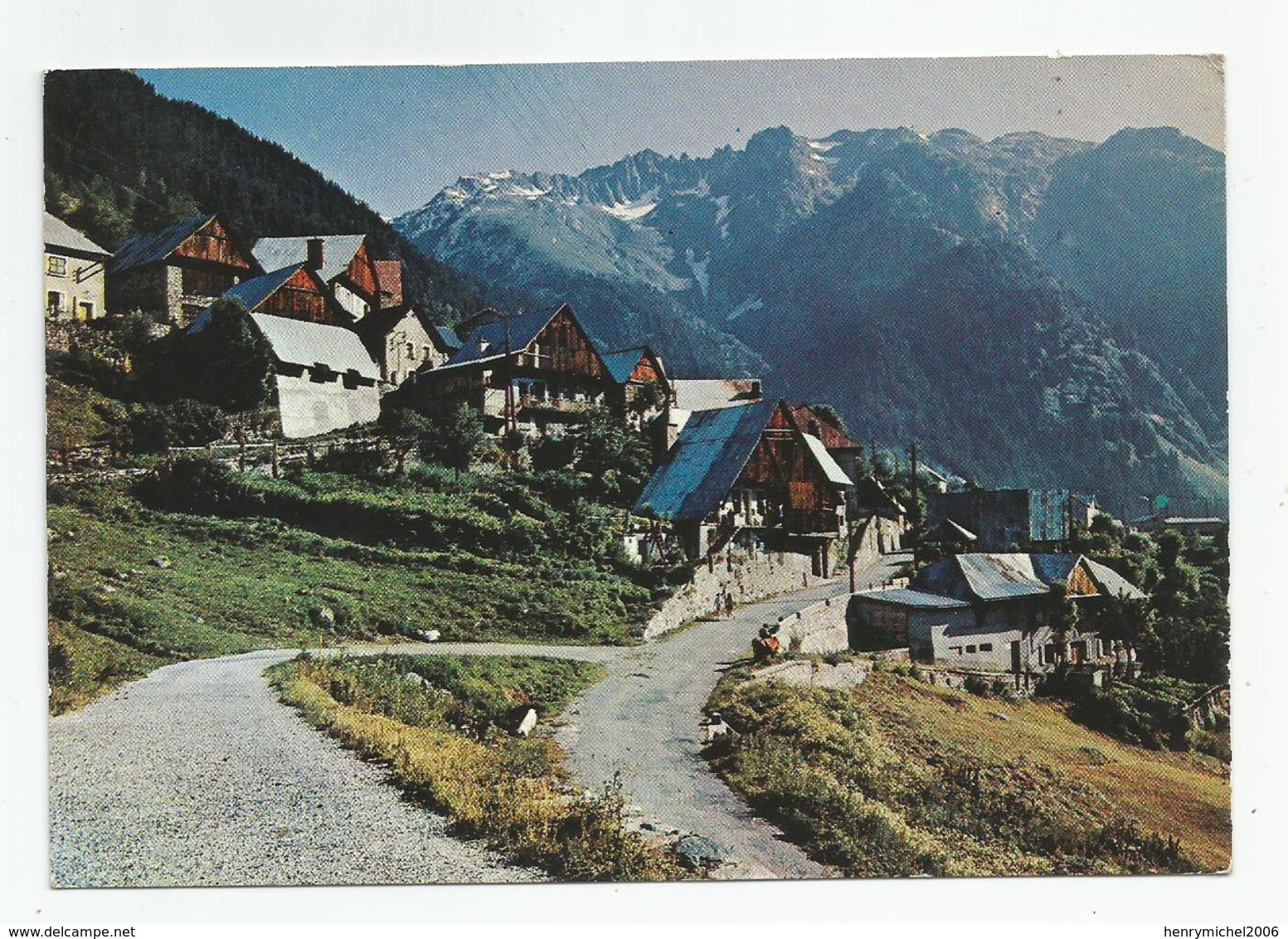 38 Isère Le Rivier D'allemont Au Fond Le Massif Des Sept Laux , Route - Allemont