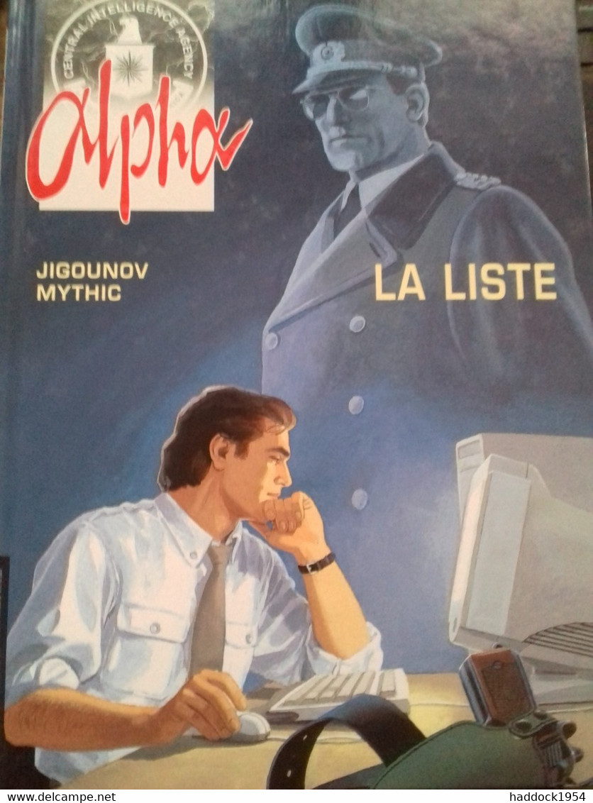 La Liste ALPHA Tome 4 JIGOUNOV MYTHIC Le Lombard 1999 - Alpha