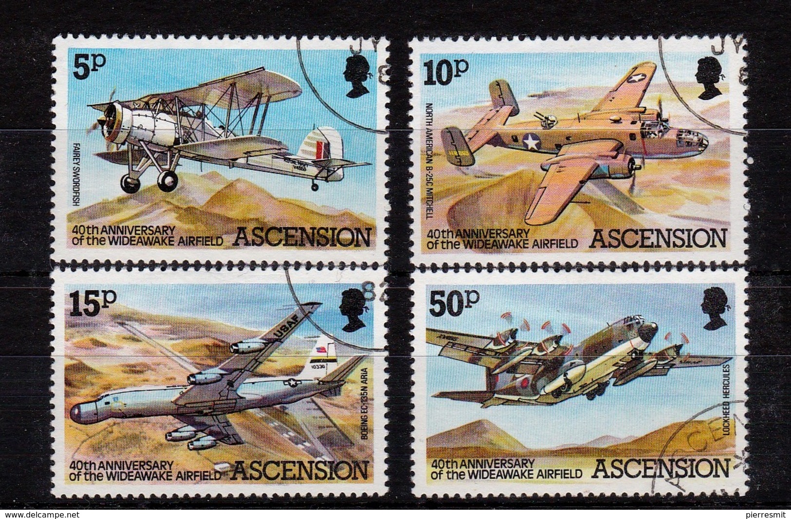 Ascension - 40th Anniversary Of Wide Awake Airfield, Used, 1982 - Ascension (Ile De L')