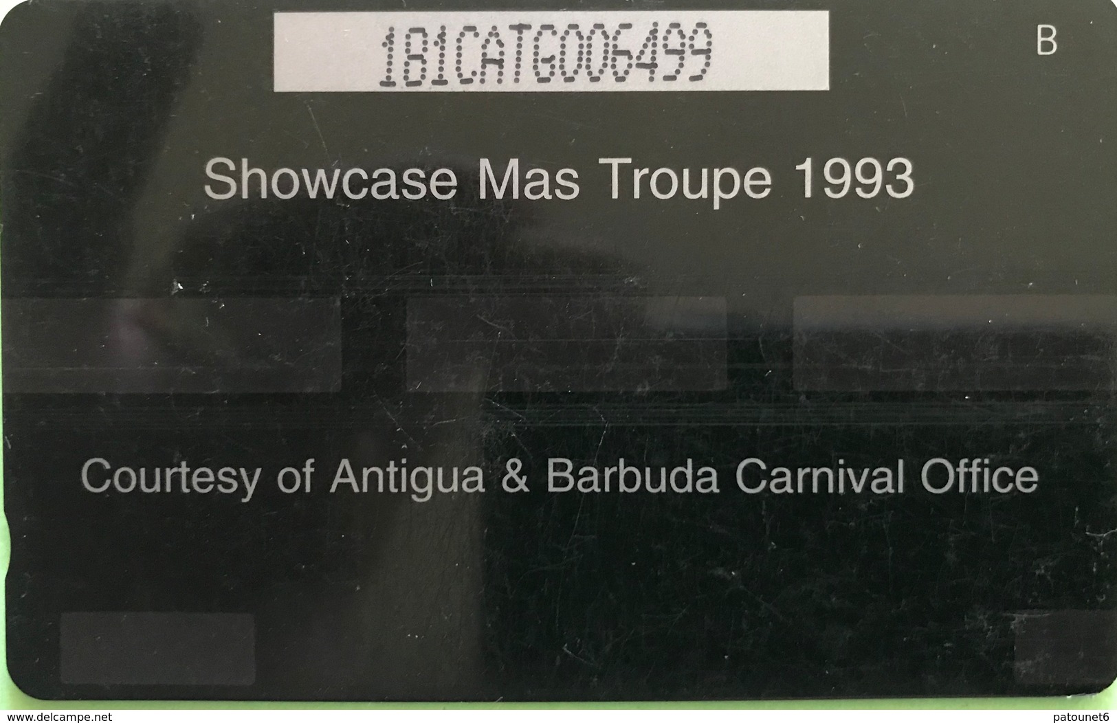 ANTIGUA Et BARBUDA  -  Phonecard  - Showcase Mas Troupe, 1993   -  EC $ 40 - Antigua Et Barbuda