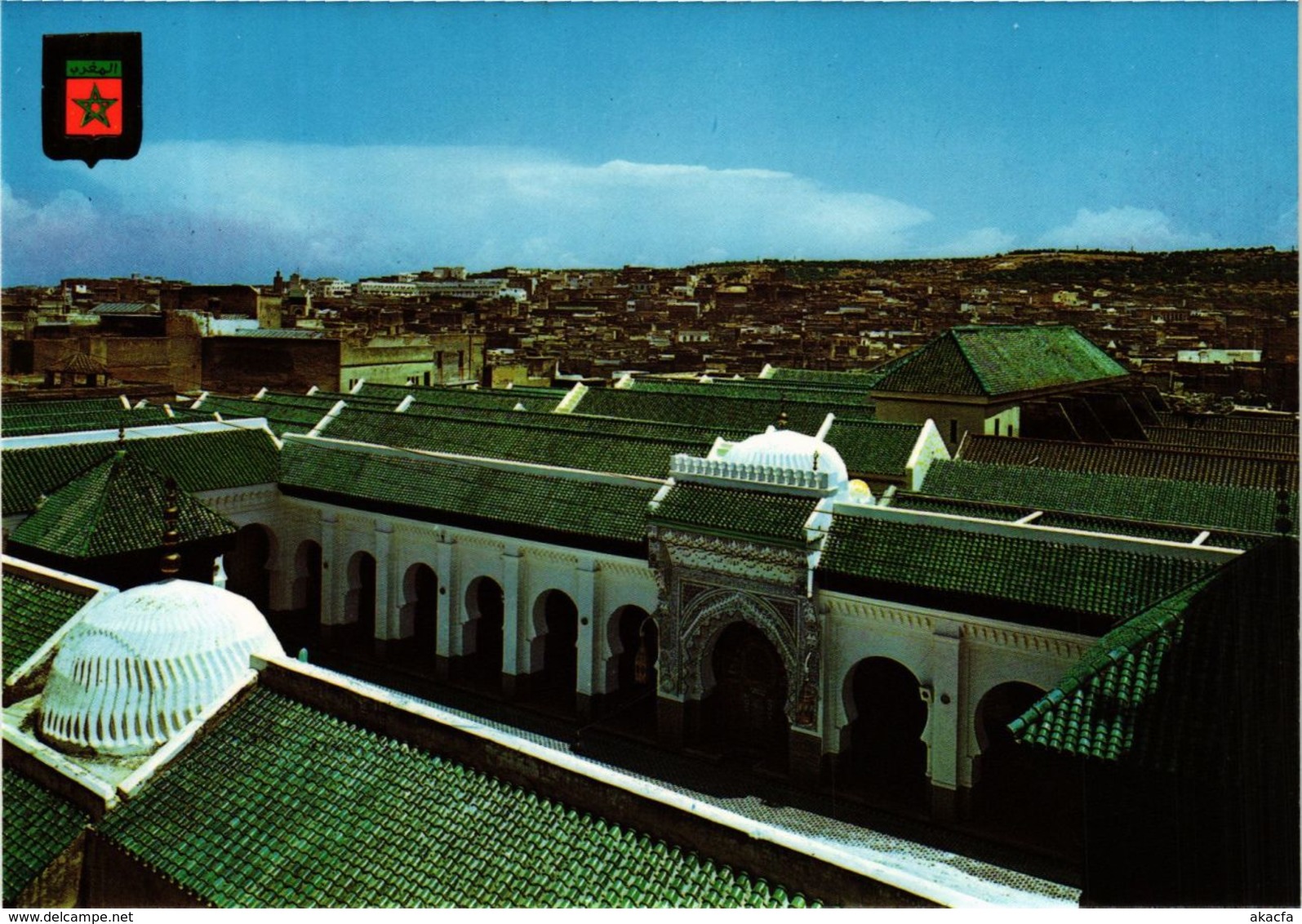 CPM AK Fez- Mosquee La Karaouyine Et La Medina MAROC (880403) - Fez (Fès)